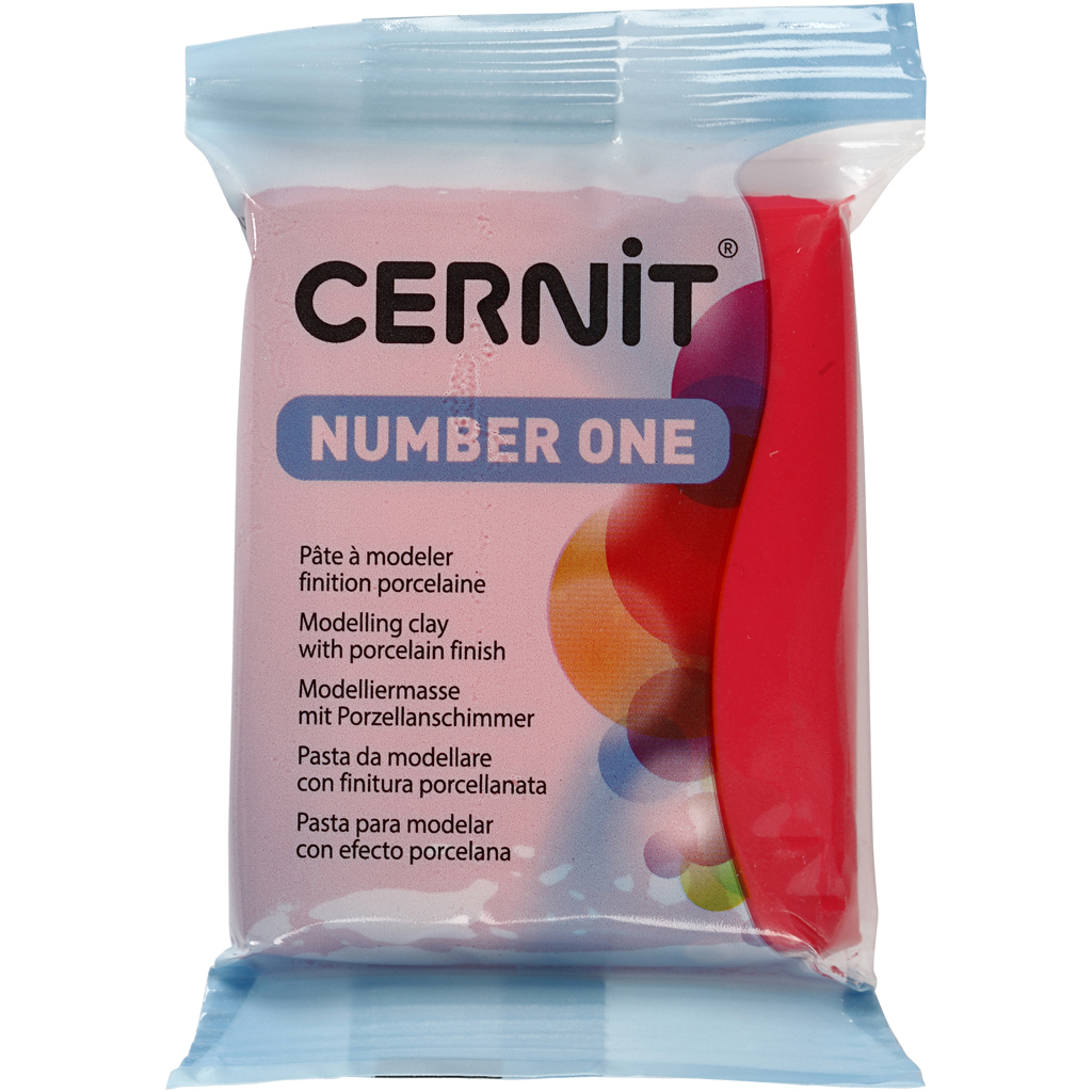 Cernit Polymer Clay N°1 Polymer-Ton Red 56 g CE0900056400C