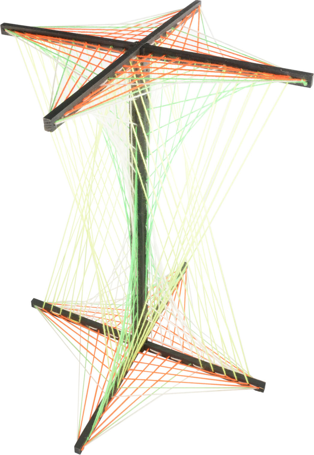 PSYWORK Schwarzlicht 3D StringArt Timelapse Cosmic Star, 60cm UV-aktiv Neonparty