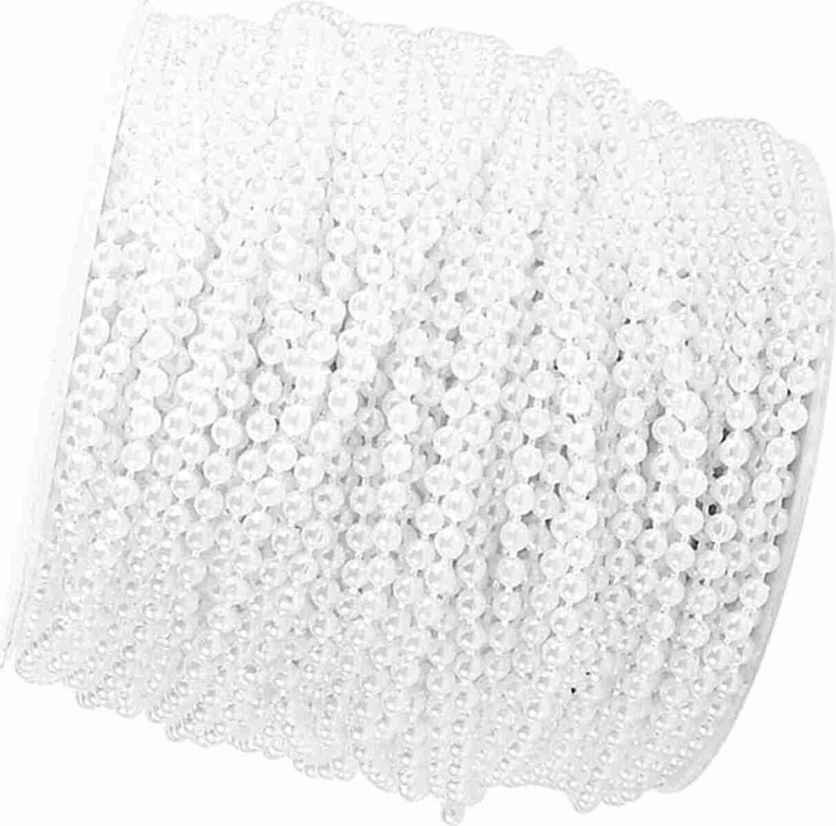 Cocosity Perlenschnur,Perlen Perlen Dekor,Angelschnur Perlen Perlen,Creme Perlen Perle,Perlen Perlen Girlande