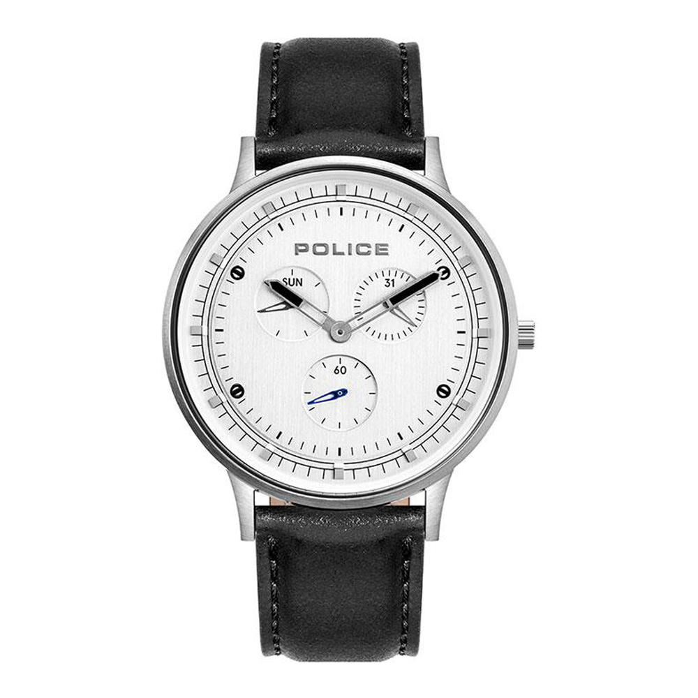 Pánske náramkové hodinky Police Multifunction Silver Black BERKELEY PL.15968JS/01