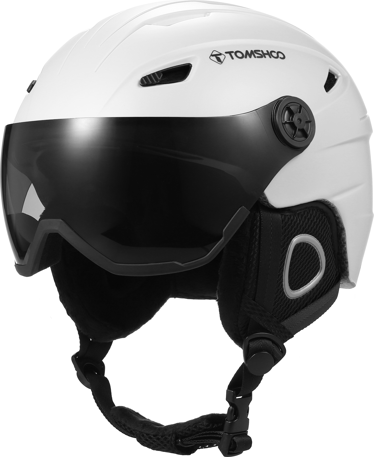 Lixada Skihelm mit abnehmbarem Brillen-Innenfutter und Ohrpolstern. Leichter Snowboardhelm fuer Damen und Herren zum Snowboarden und Radfahren