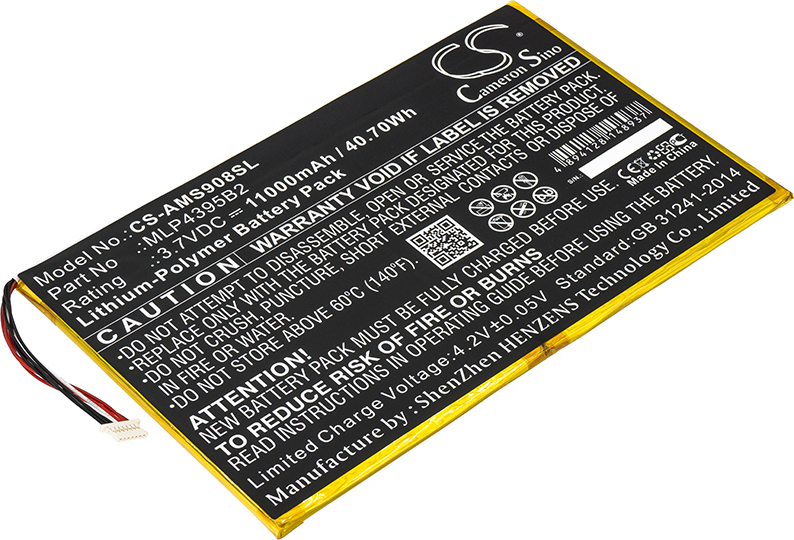 TECHTEK Akku Kompatibel mit [Autel] MaxiSys CV, MaxiSys MS908, MaxiSys MS908 Pro, MaxiSys MS908P, MaxiSys MS908P Pro, MaxiSys MY908, MaxiSys Pro, MS9 MLP4395B2 MLP4795117-2P