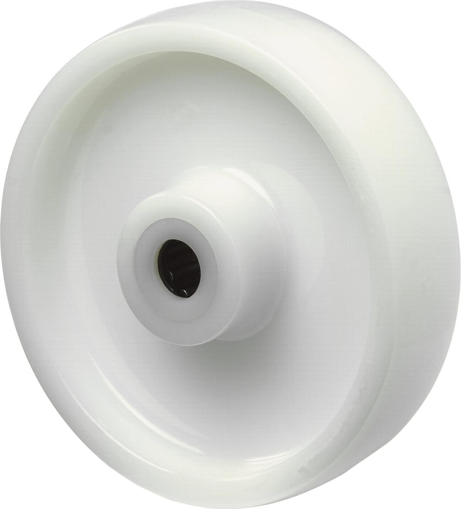 BS Rollen BS Kunststoffrad B10, PP, Rad-Ø 125 mm, Radbreite 34 mm, Tragkr. 250 kg, Rollenlager, Lauffl. Kunststoff weiß B10.125