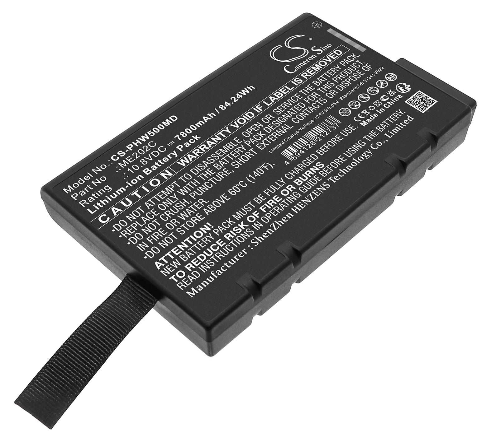 TECHTEK Akku Kompatibel mit [Philips] PageWriter TC50 Ersetzt ME202C