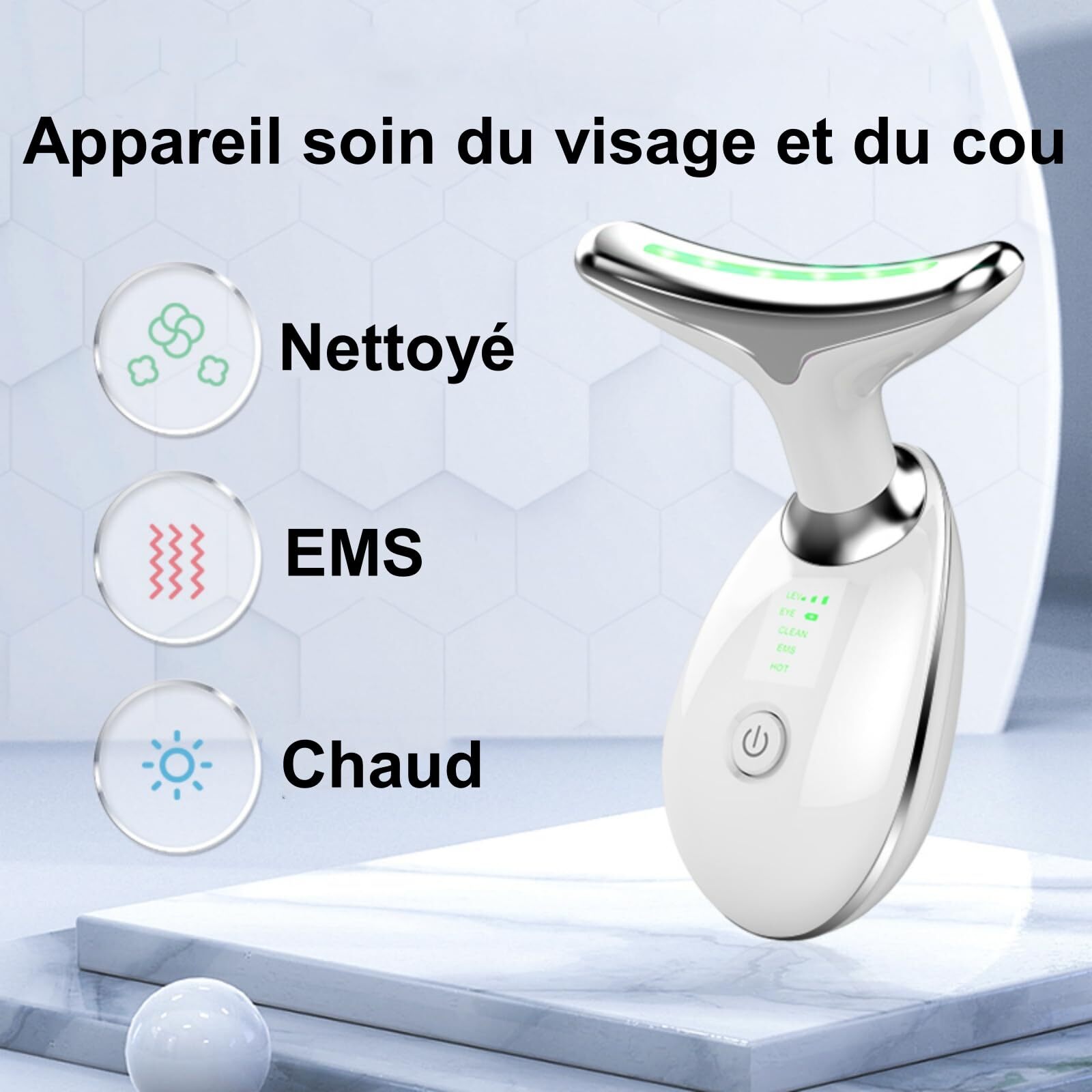 ZREE Haushalt Hals Schönheitsinstrument Gesichts importiertes Massageinstrument BE1380