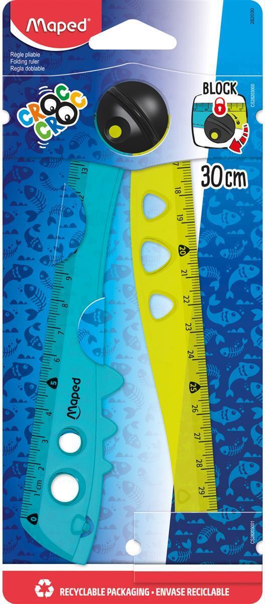 30cm Klapplineal Aus Aluminium - Faltbares 90° Winkellineal Für Präzise Messungen