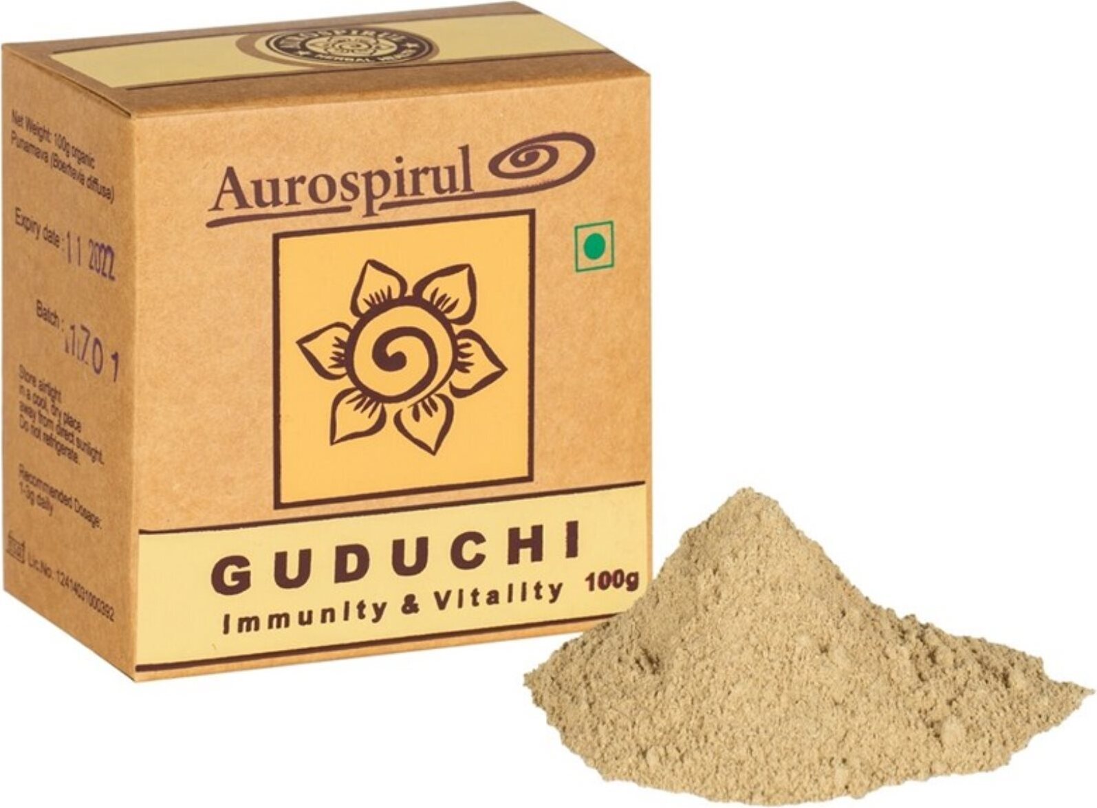 Aurospirul Guduchi-Pulver 100 g BI7868