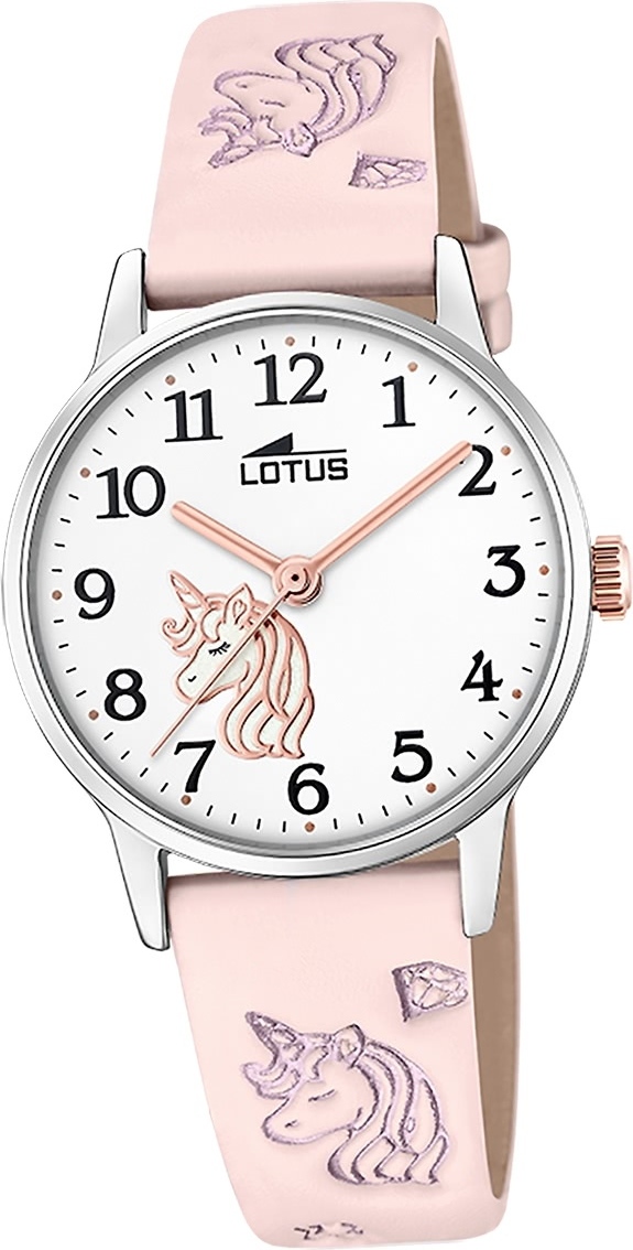 Lotus Leder Jugend Kinder Uhr Armbanduhr rosa Elegant Classic D2UL18865/2