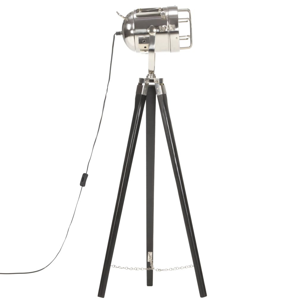 vidaXL Stativlampe Schwarz Mango Massivholz 97 cm 286110