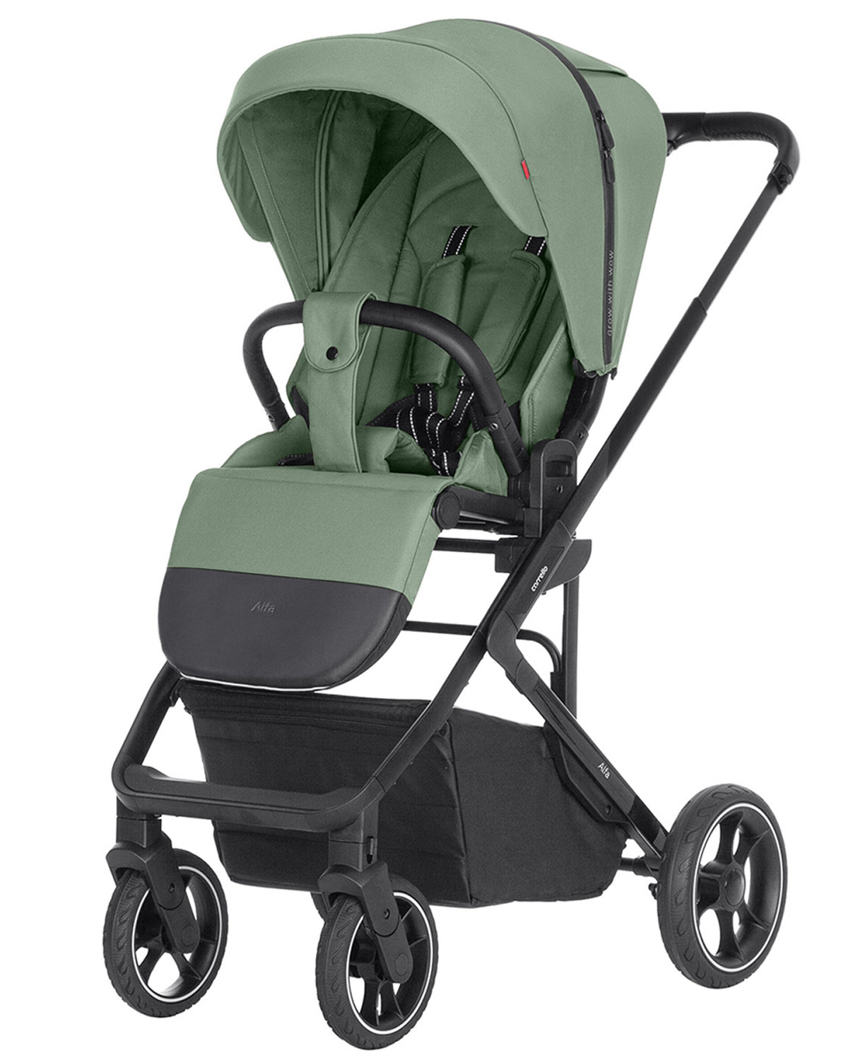 Carrello Baby Carrello Alfa Feather Grey Kinderwagen 13085