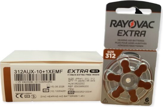 Rayovac Extra P312 10 + 1 Packung Vorteilspackung 10881