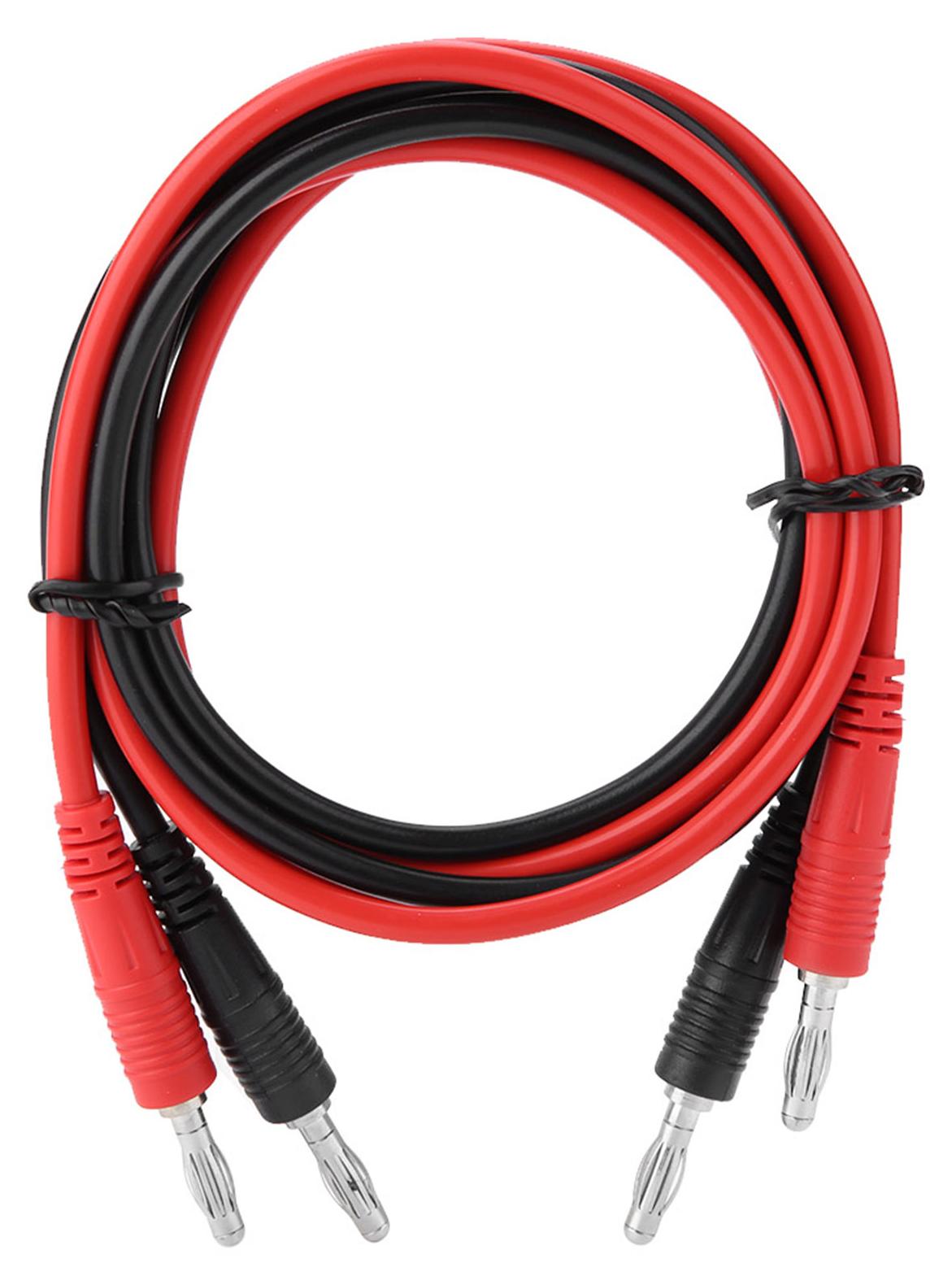 TWO TREES P1041 2 Stück 4mm Bananenstecker auf Bananenstecker Testkabel Multimeter-Testkabel