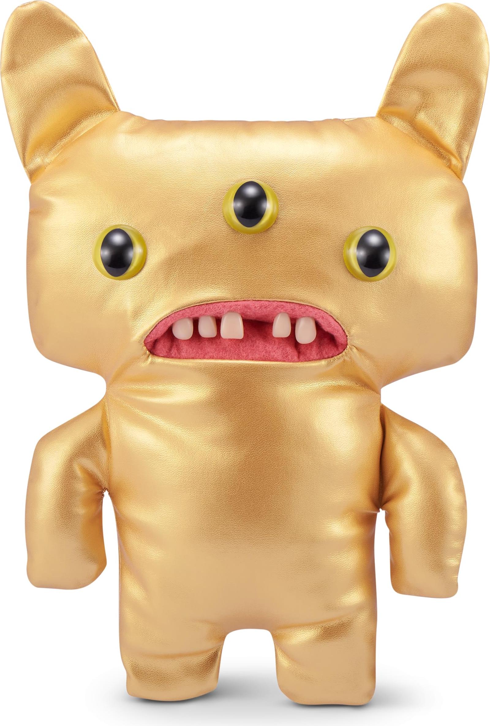 ZURU Fuggler Gold Fuggs Soft Plush Toy Sammlerstück Reeko All Over Gold