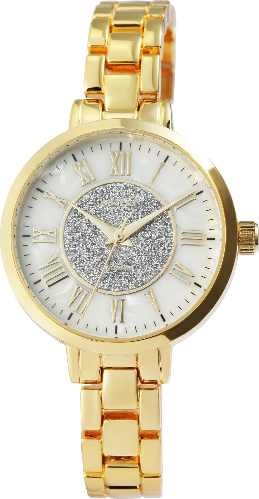 Akzent Exclusive Damenarmbanduhr mit Metallarmband