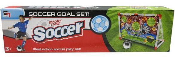 Wiky Fußball-Set Tor mit Punktlöchern 120 x 74 cm