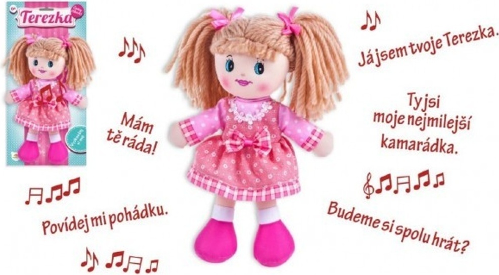Teddies Terezka Stoffpuppe 30 CM UN34068