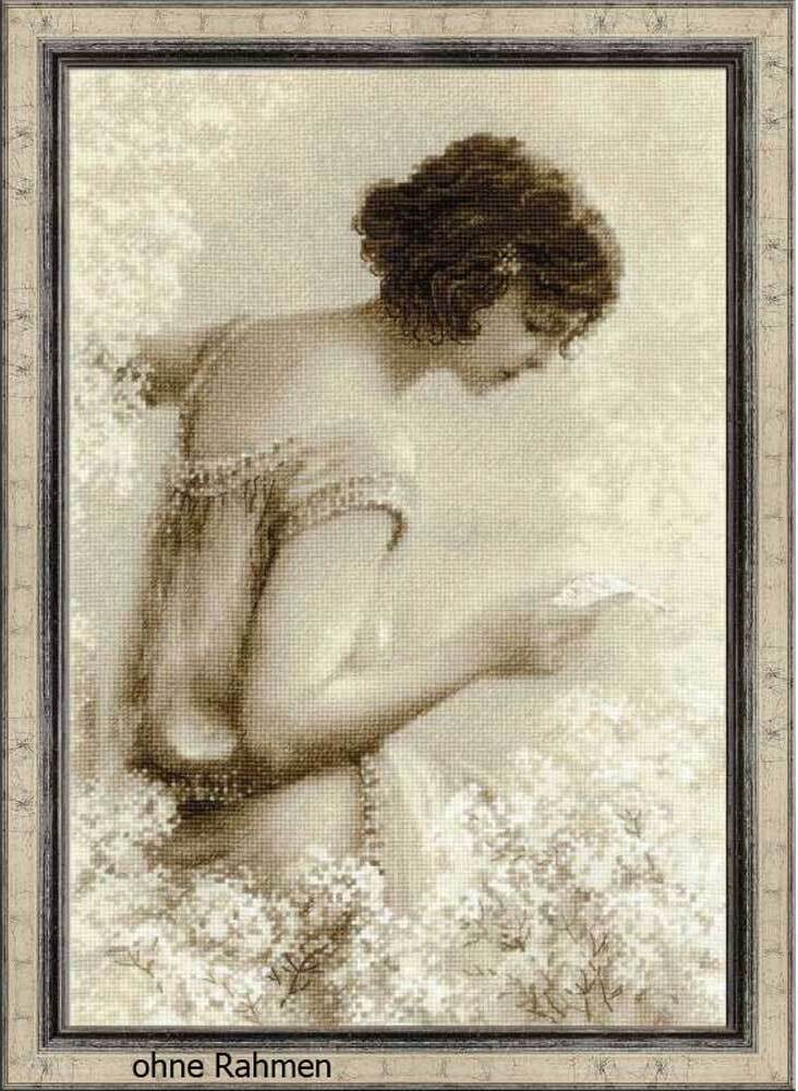 Riolis Kreuzstich-Set "Altes Foto: Der Brief", Zählmuster 1277