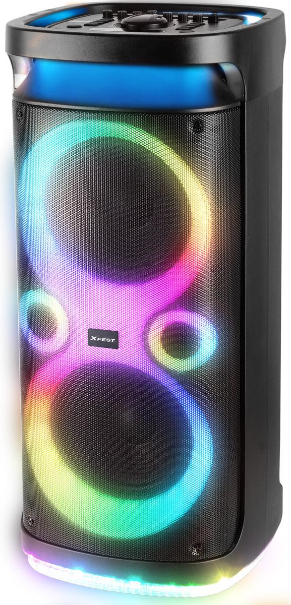 Trevi XF 3150 KB Party Wireless Lautsprecher 130W Schwarz mit Bluetooth und USB 0X315000