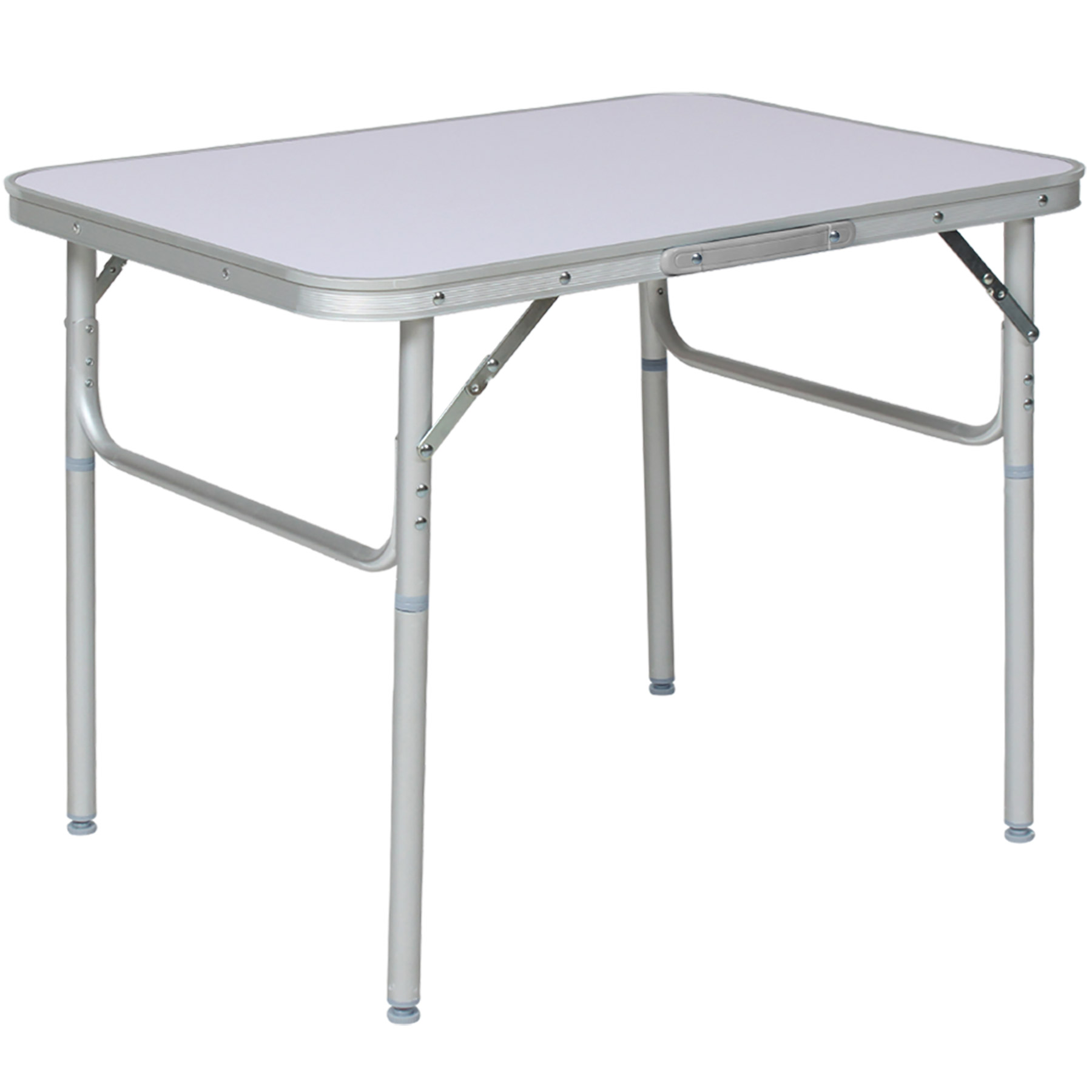 In der Mitte klappbar Klappbarer Tisch Weiß 122 x 61 cm 