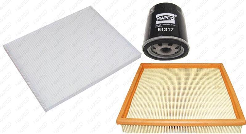 Mapco Filterkit, OPEL OMEGA B BENZINER 68716