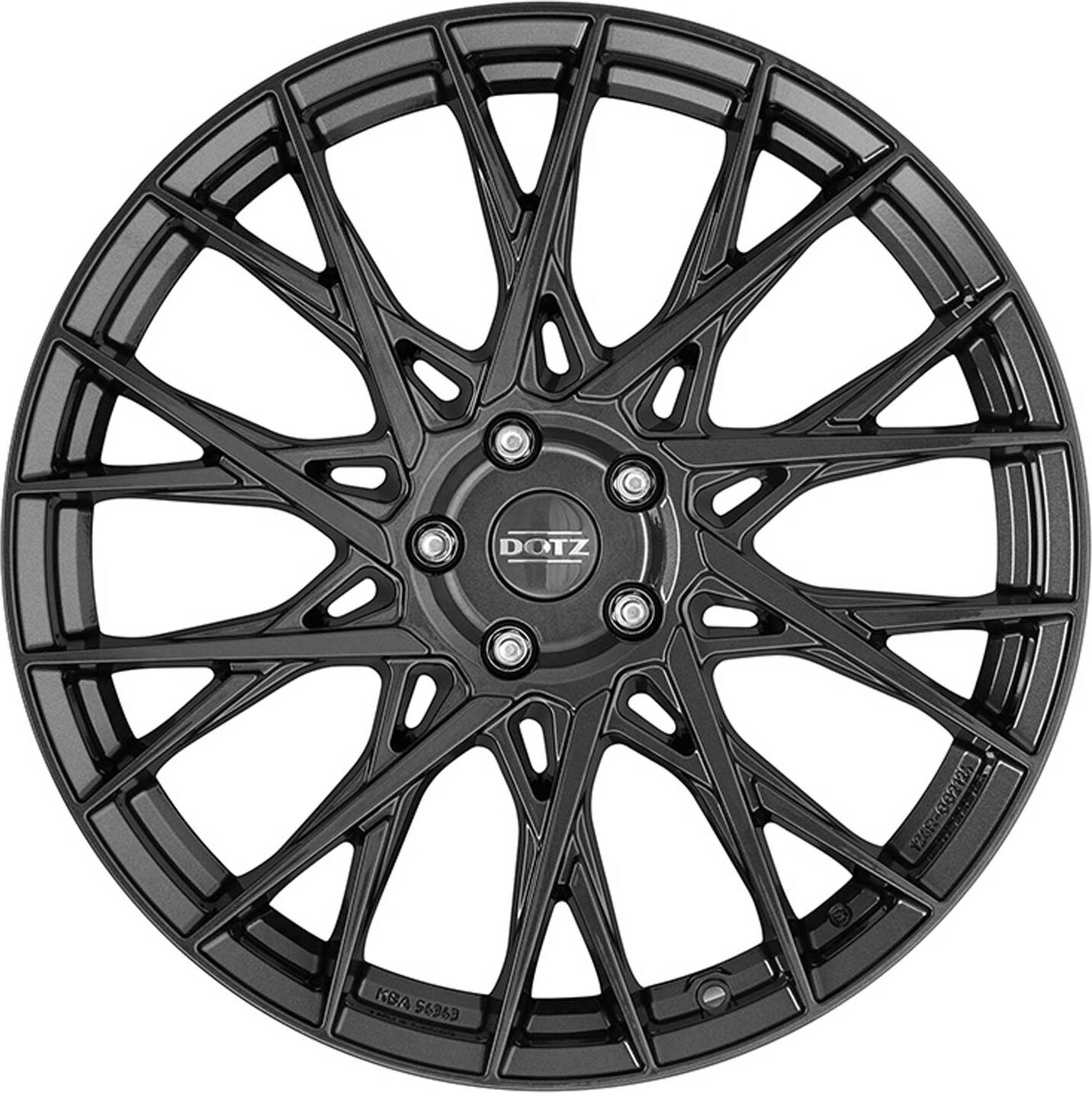 4x DOTZ Felge Fuji grey 7x18 ET48 5x108 OFUFHFA48 kompatibel mit Volvo C30 EX30 S40 S60 S60 Cross Country S80 S90 V40 V40 Cross Country V50 V60 V60 Cross Country V70 V90 V90 Cross Country XC40/EX40 XC60 XC70 4-OFUFHFA48