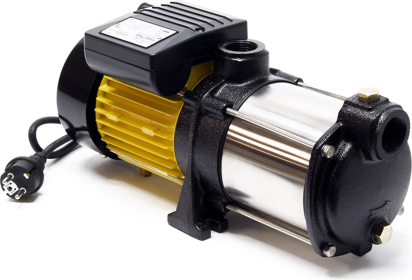 Viacstupňové odstredivé čerpadlo Wiltec 6000l/h 550W výtlačná hlava 35m, sacia hlava 9m, 2850rpm, vodné čerpadlo pre domáce vodárne, dom a záhradu