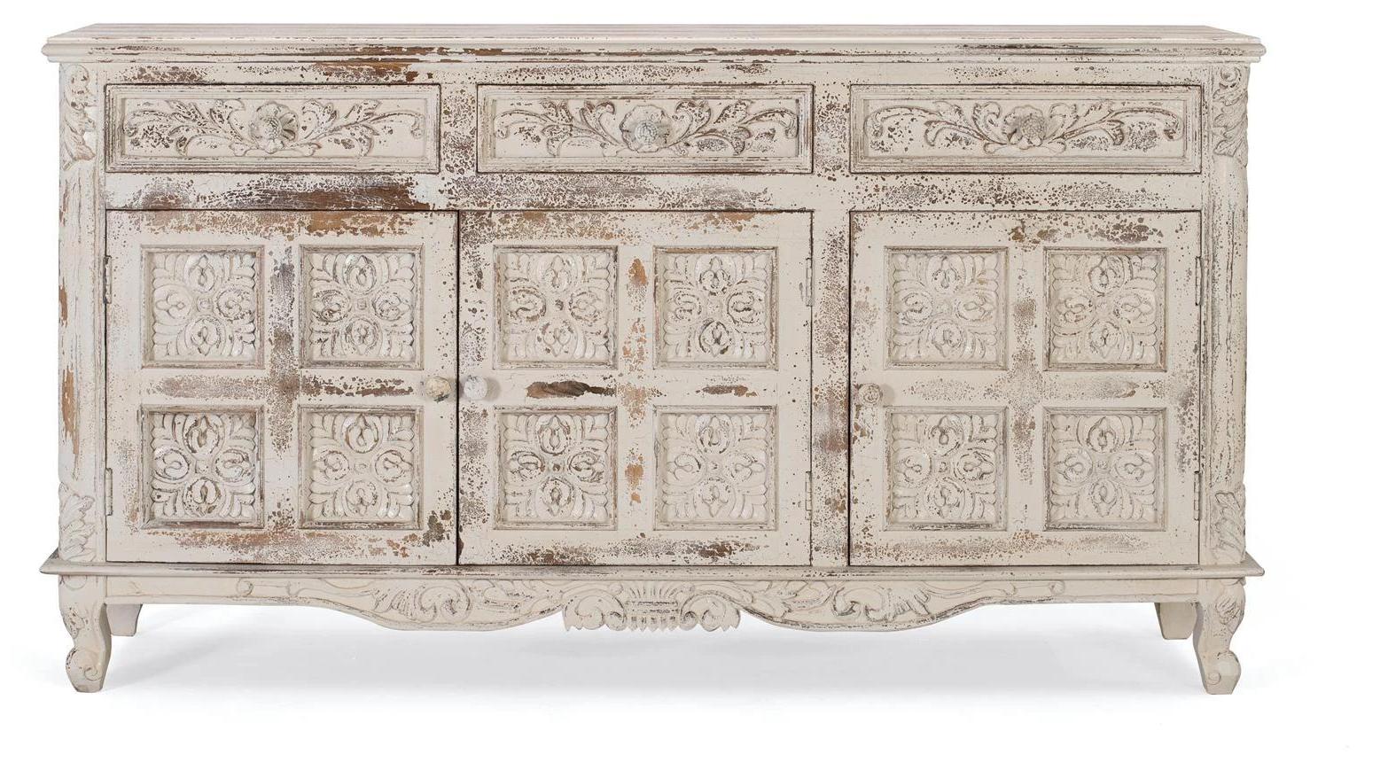 Burnie Sideboard aus Mangoholz, 95 cm x 175 cm x 44 cm Giner y Colomer 1482