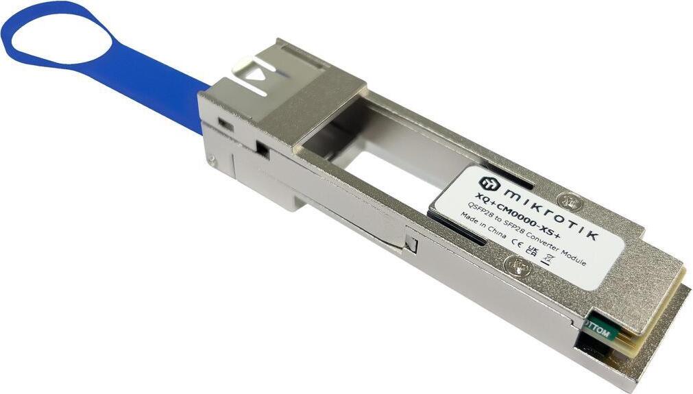 MikroTik QSFP28 auf 25G SFP28 Adapter 100G Konverter Energieeffizient