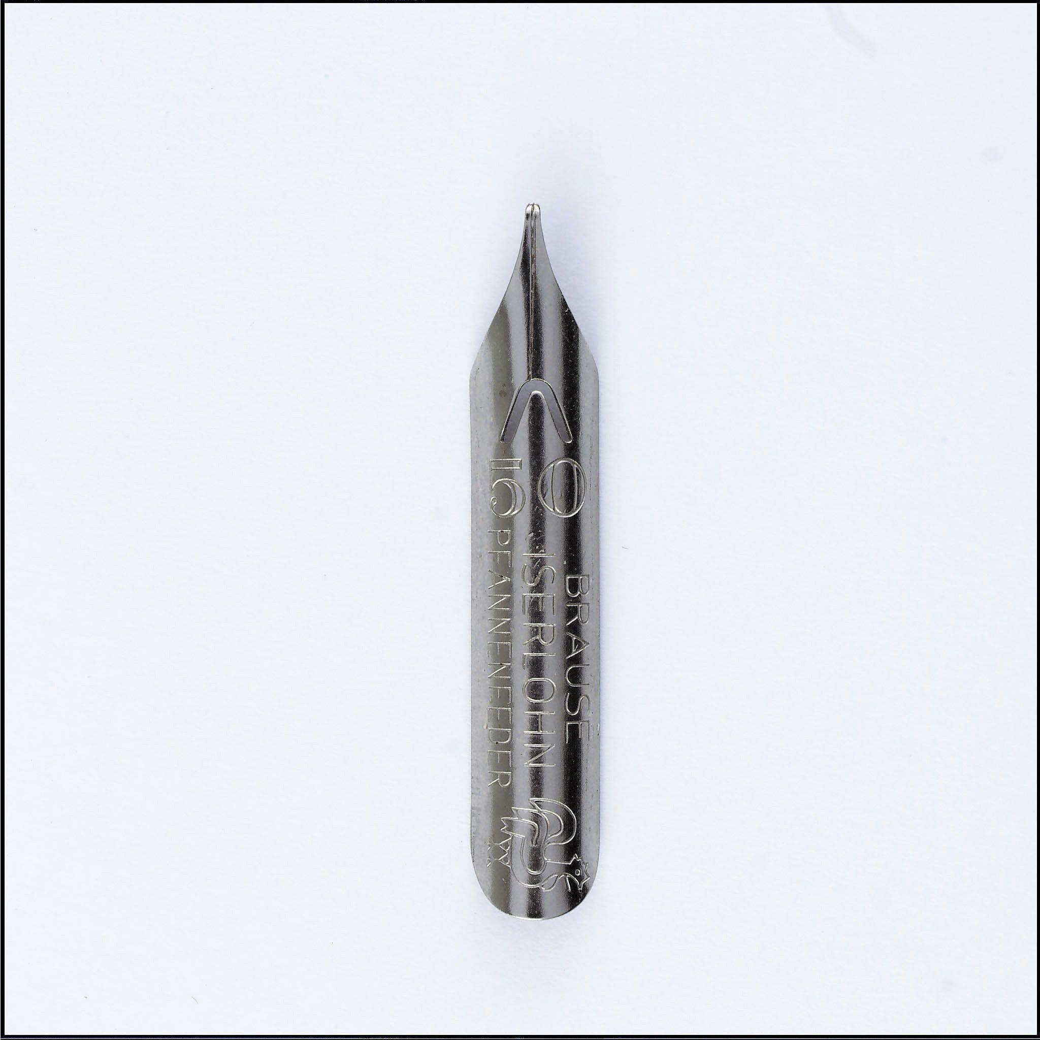Brause Schachtel mit 100 Schreibfedern Pfannenfeder 50B
