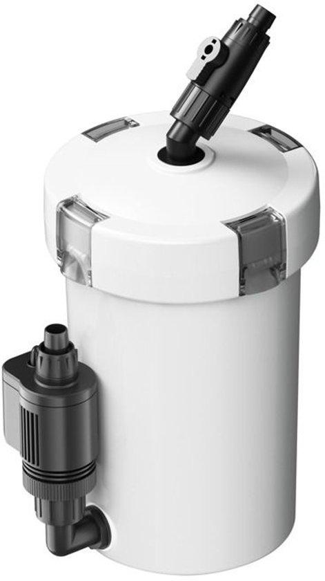 OEM Externer Aquariumfilter mit 400 Liter/Uhr Durchflusskapazität, dreistufiger Filtration, inklusive Filtermaterial und 6W-Wasserpumpe. 2026