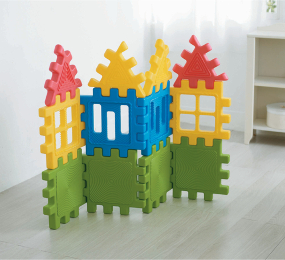 Weplay KT1003 We-Blocks Mega Kreativ Elemente, bunt, 12-teilig (1 Set) EDUKT1003