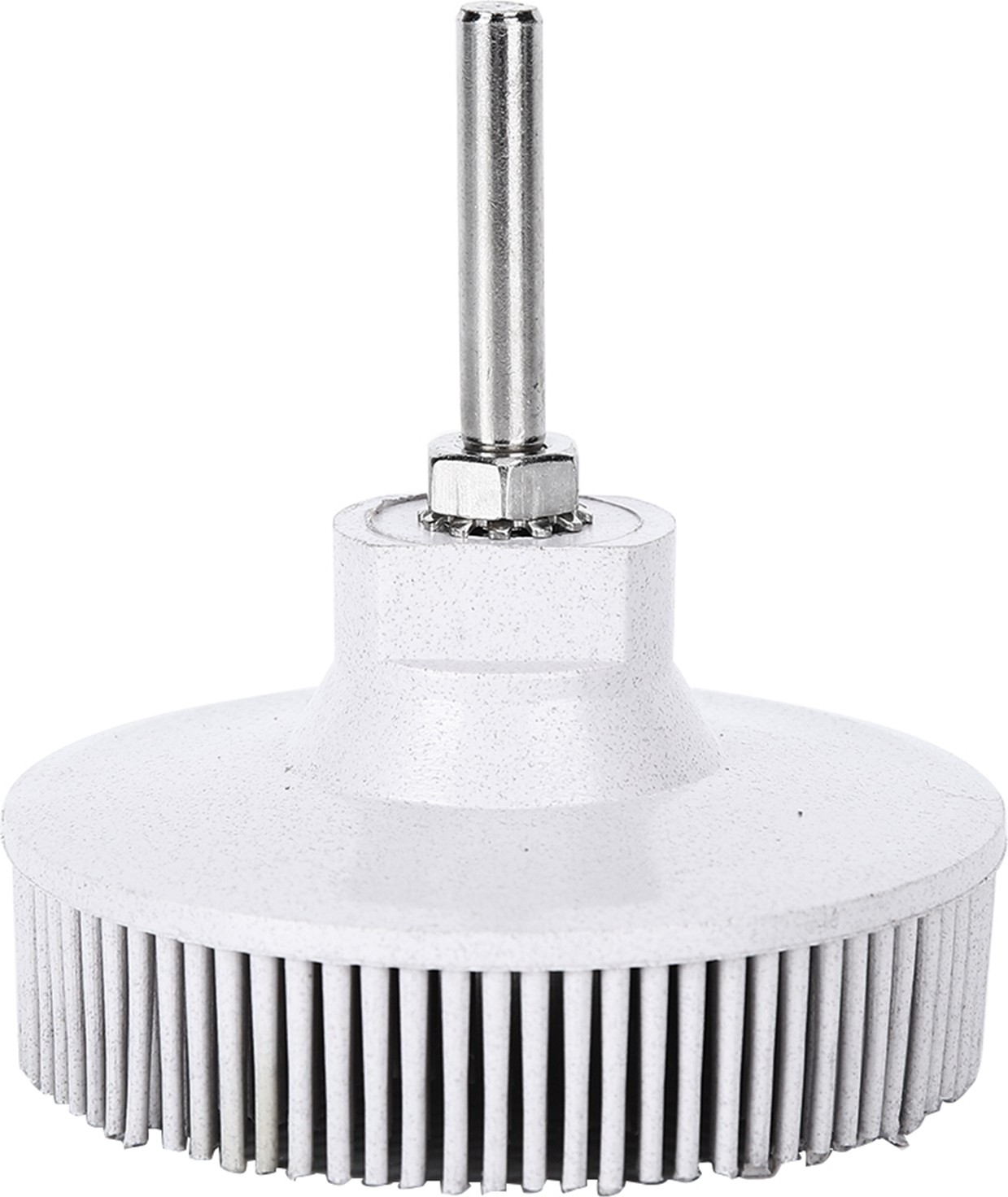 TWO TREES 3-Zoll-Bürstenscheibe Schleifgummi-Bürste Entgraten Polieren Schleifscheibe Weiß