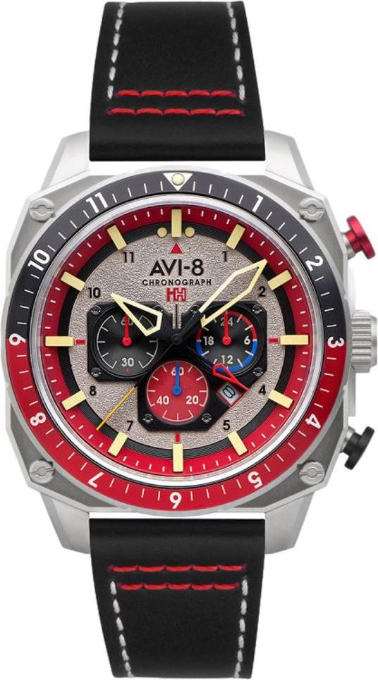 AVI-8 AV-4100-03 Herrenuhr Hawker Hunter Dual Time Chronograph 43mm 5ATM Image