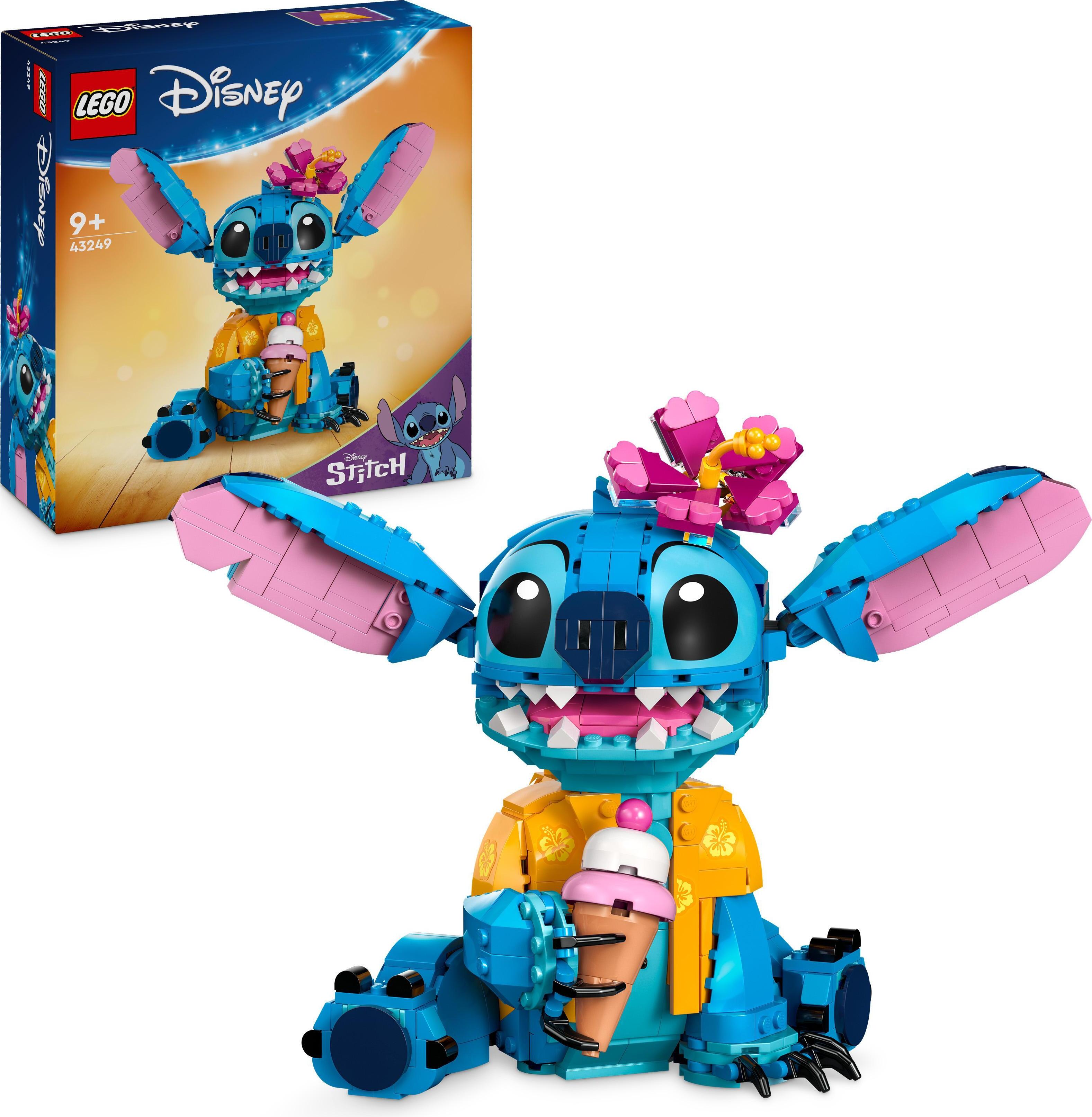 LEGO Disney Stitch, Bau- und Spielset für Kinder, Figur mit Eiswaffel, Spielzeug, kreatives Set zum Bauen, ideales Geschenk für Mädchen, Jungen und alle Fans der Kinoerfolgs Lilo & Stitch 43249