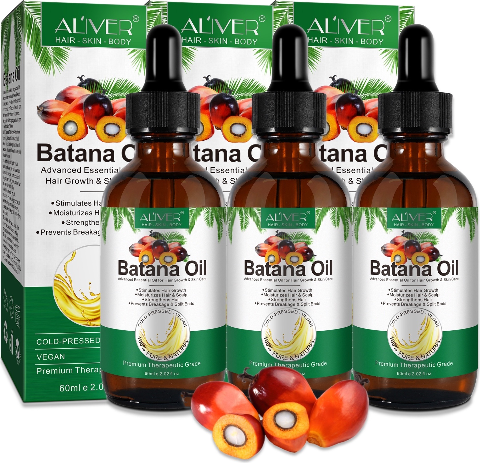 Batana Haaröl Bio – Für Haarwachstum, Reparatur & Alle Haartypen, 122,6 Ml Mit Natürlicher Formel
