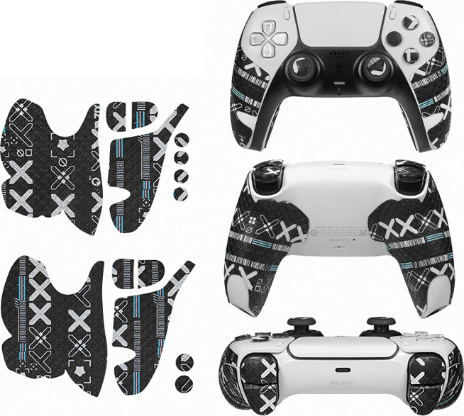 INF Verbesserter Halt & Komfort: Anti-Rutsch-Aufkleber für PS5-Controller 373964