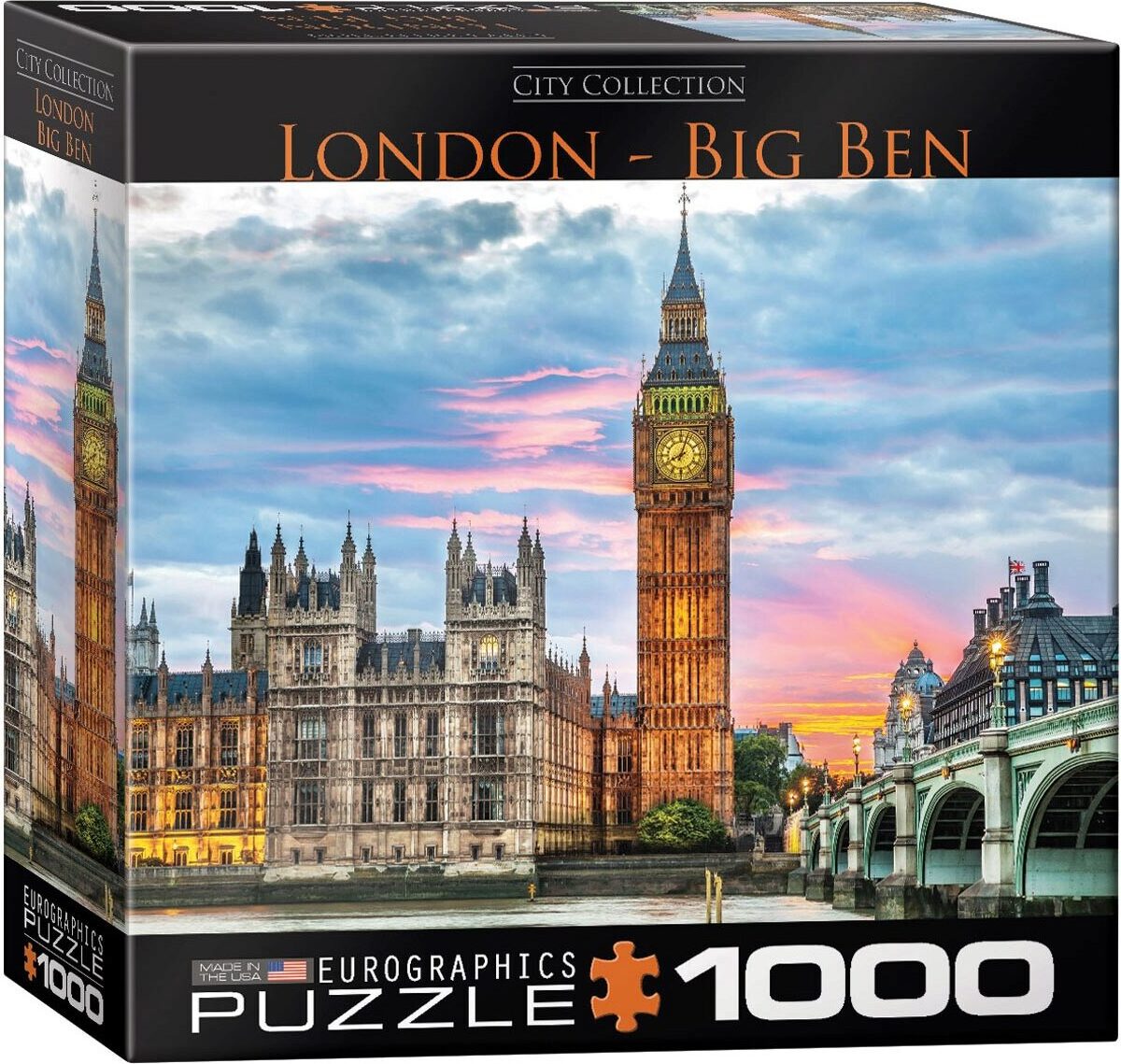 Puzzle Eurographics - London Big Ben, 1000 Teile WLP-Eurographics-8000-0764