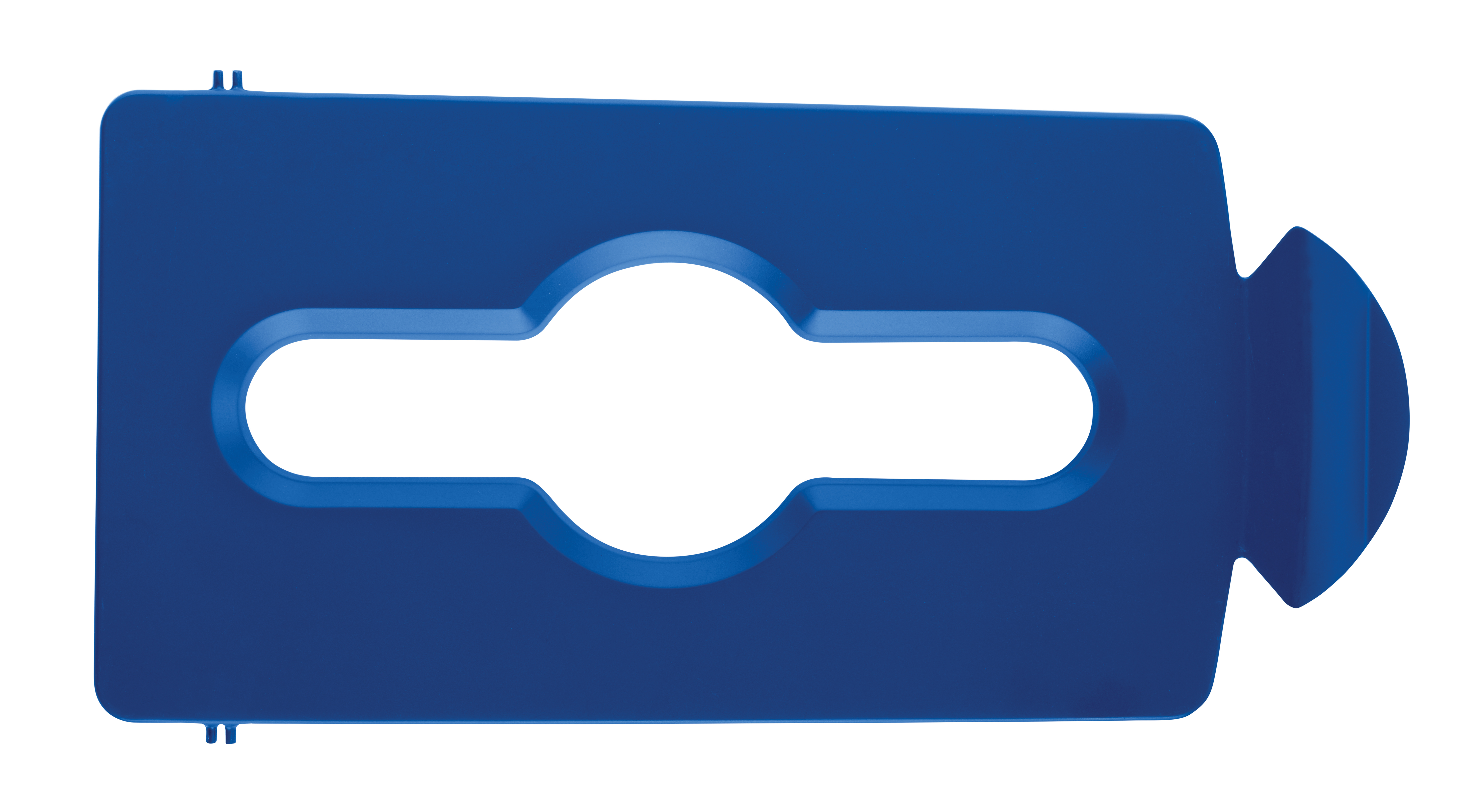 Rubbermaid Slim Jim® Recyclingstation, Deckel für Recycling-Mix, blau 2007891