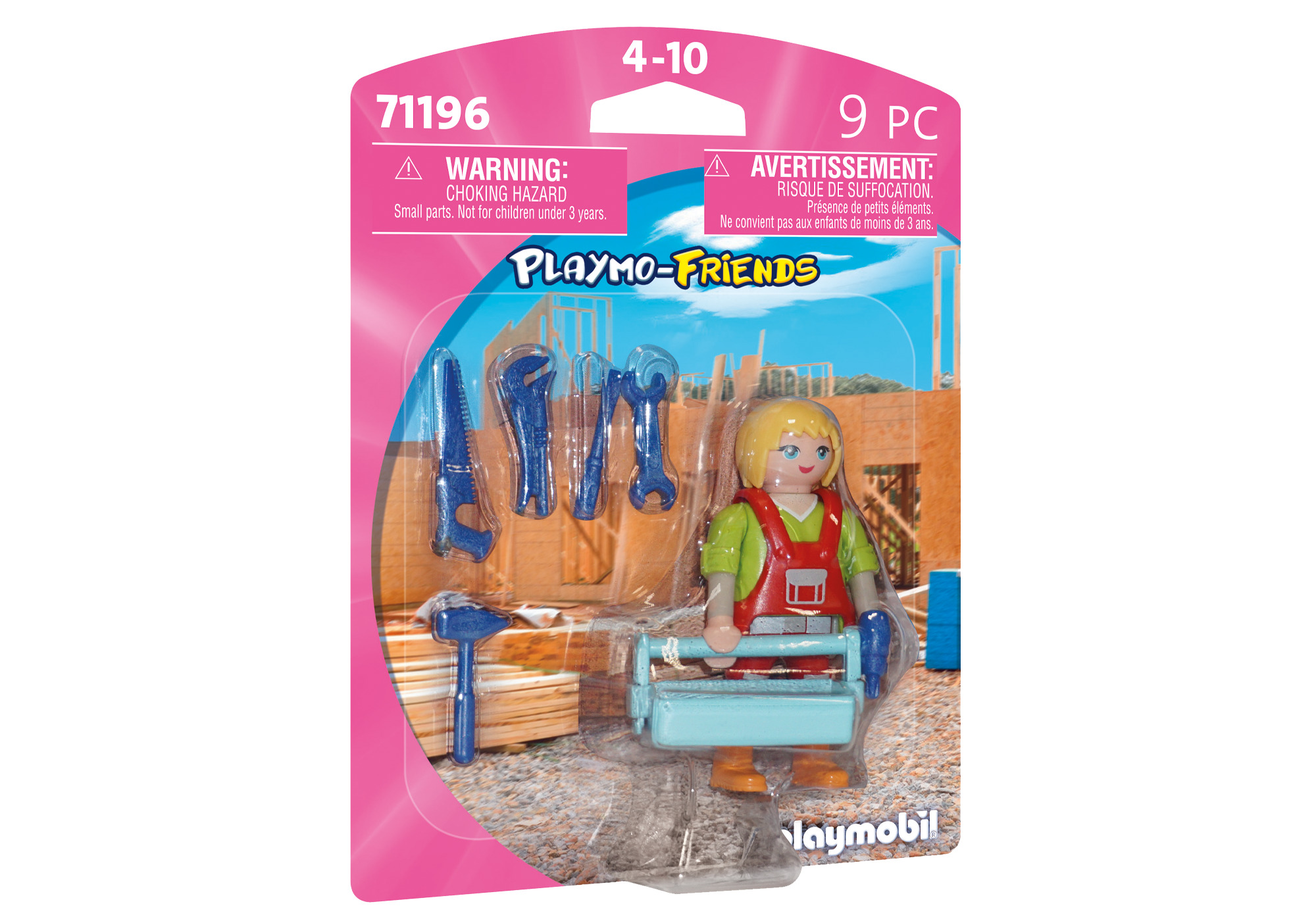 Playmobil 71196 PLAYMO-Friends Handwerkerin, Konstruktionsspielzeug