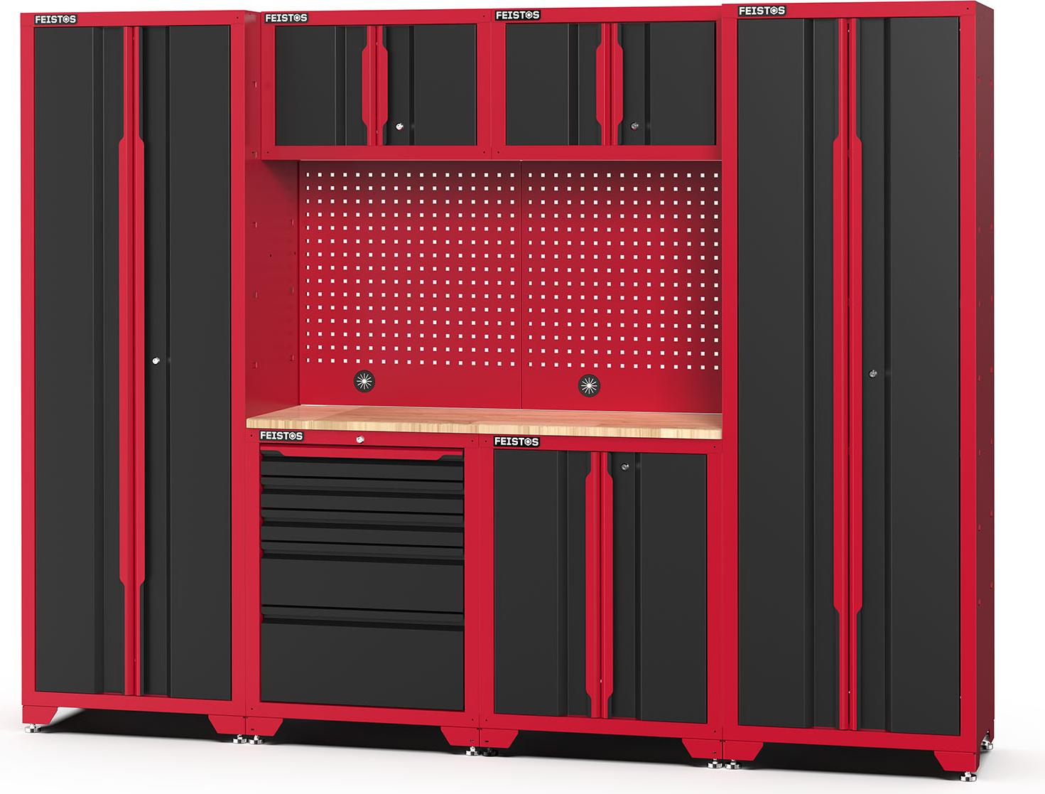 Vybavenie dielne FEISTOS Novo 2 kovová dielenská skriňa