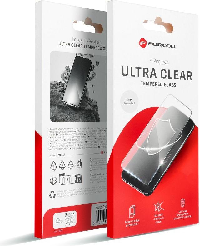 Forcell Ultra Clear Tempered Glass - vhodné pre Iphone 13 / 16e (SE 4 2025) čierne