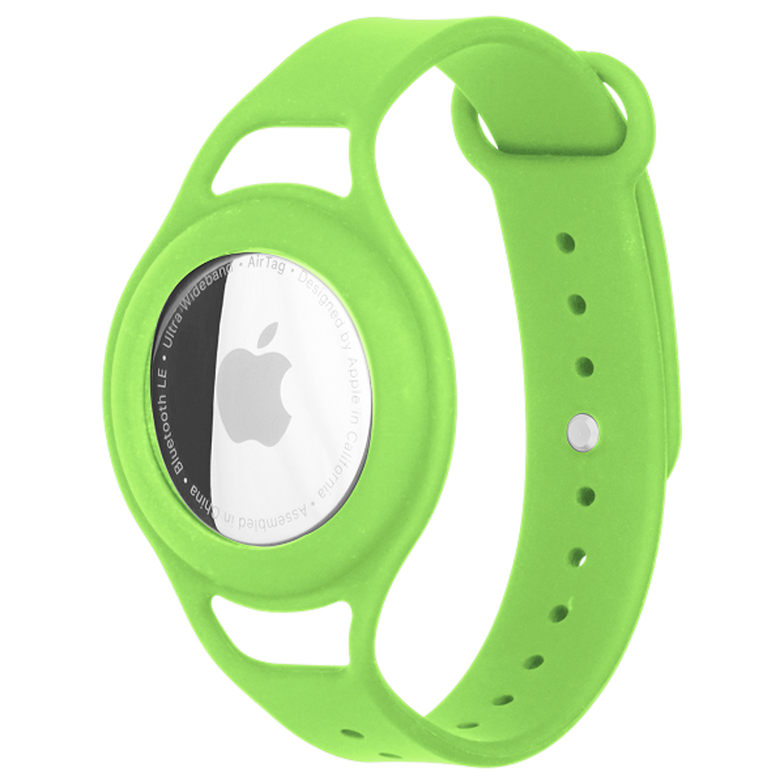 Detský silikónový náramok pre Apple AirTag, Case Mate - Zelený