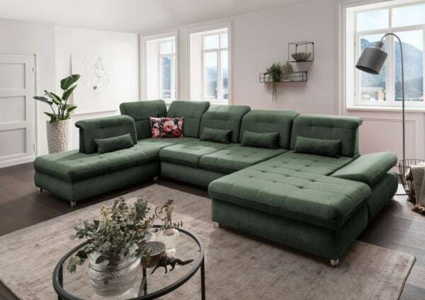 Benformato Arezza: Wohnlandschaft für Ihr Zuhause : vorstehend links : Grün Ausrichtung: vorstehend links Farbe: Grün