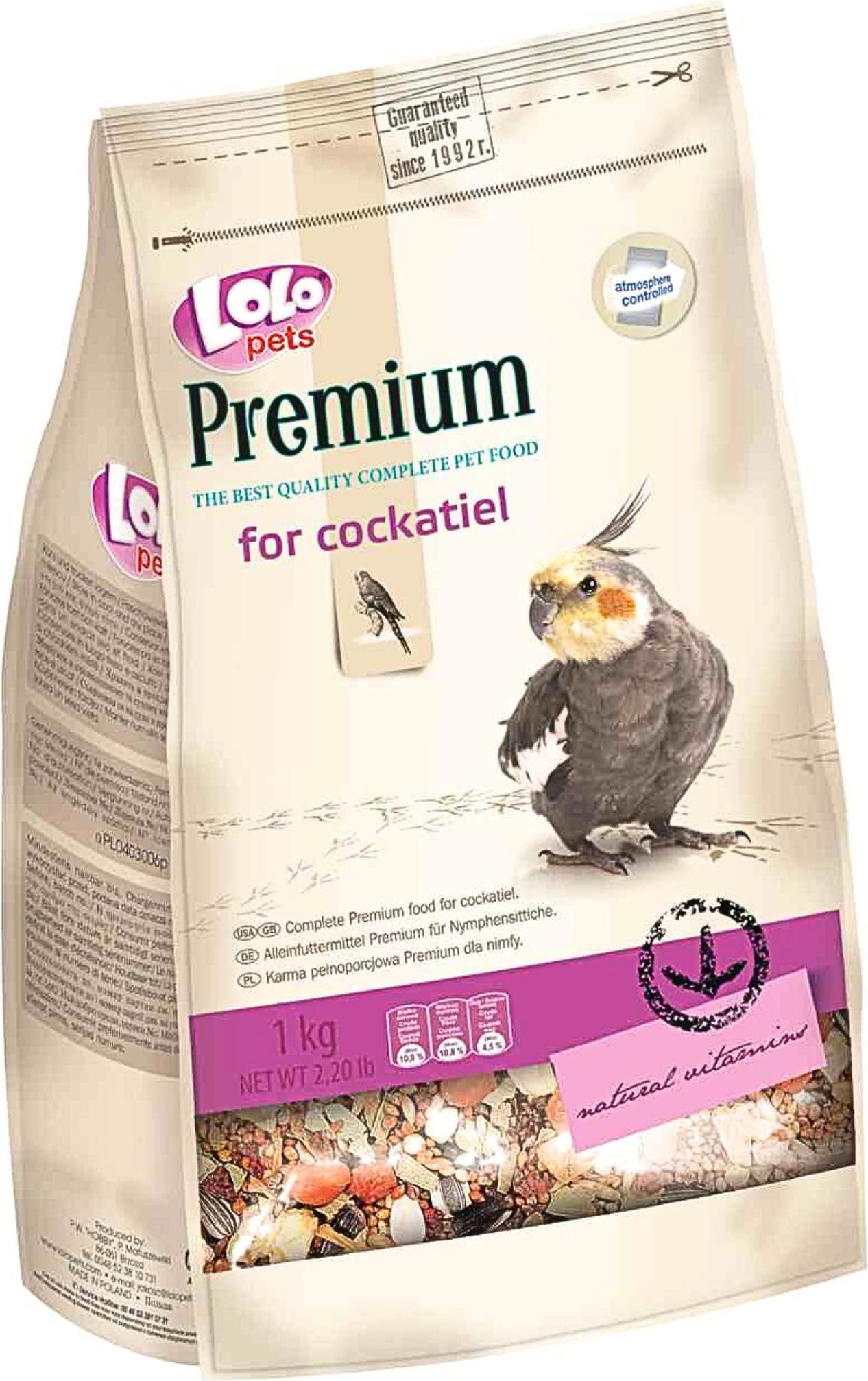 Lolo Pets Premium 1Kg Nimf-Futter Für Gesunde Vögel - Ausgewogene Mischung Lolo Pets Nimf-Futter 1Kg - Für Gesunde Vögel, Ausgewogene Ernährung