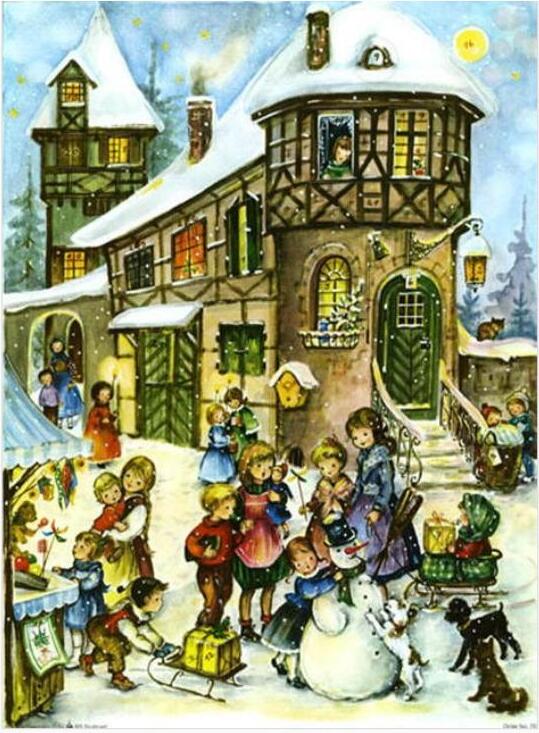 701 - Adventný kalendár - Stavanie snehuliaka