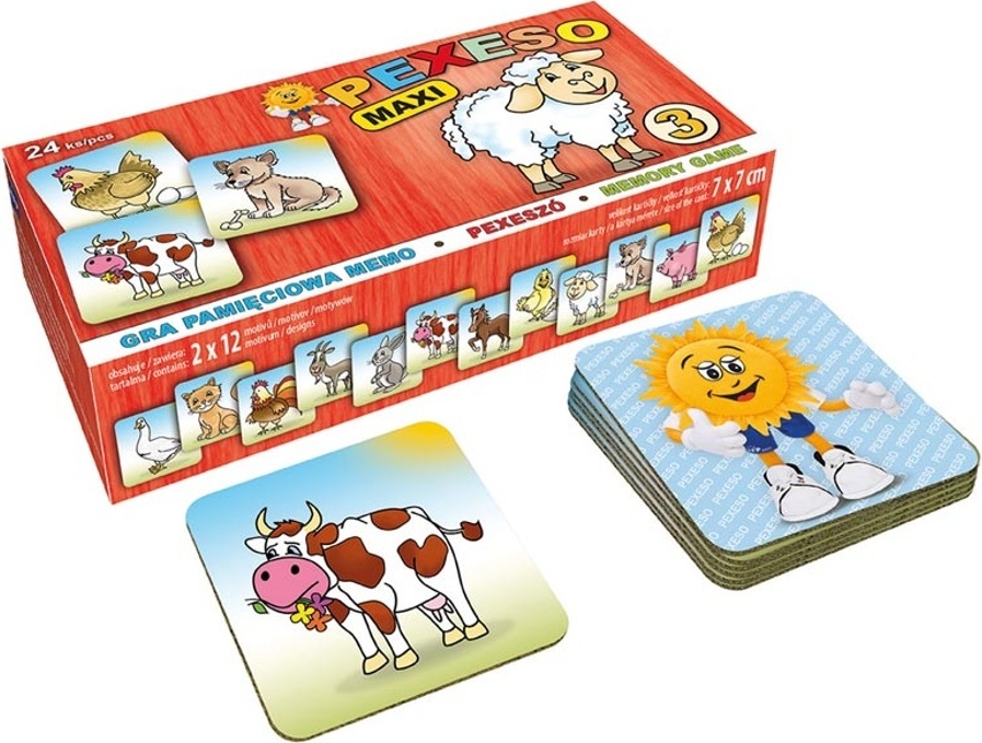 Pexeso Mfp Lux 3-Tiere im Hinterhof