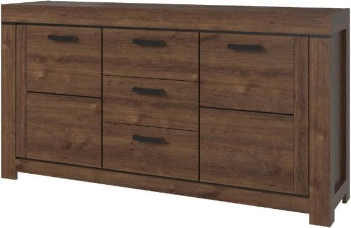Mebelbos Breite Kommode und Regale für das Wohnzimmer Brass