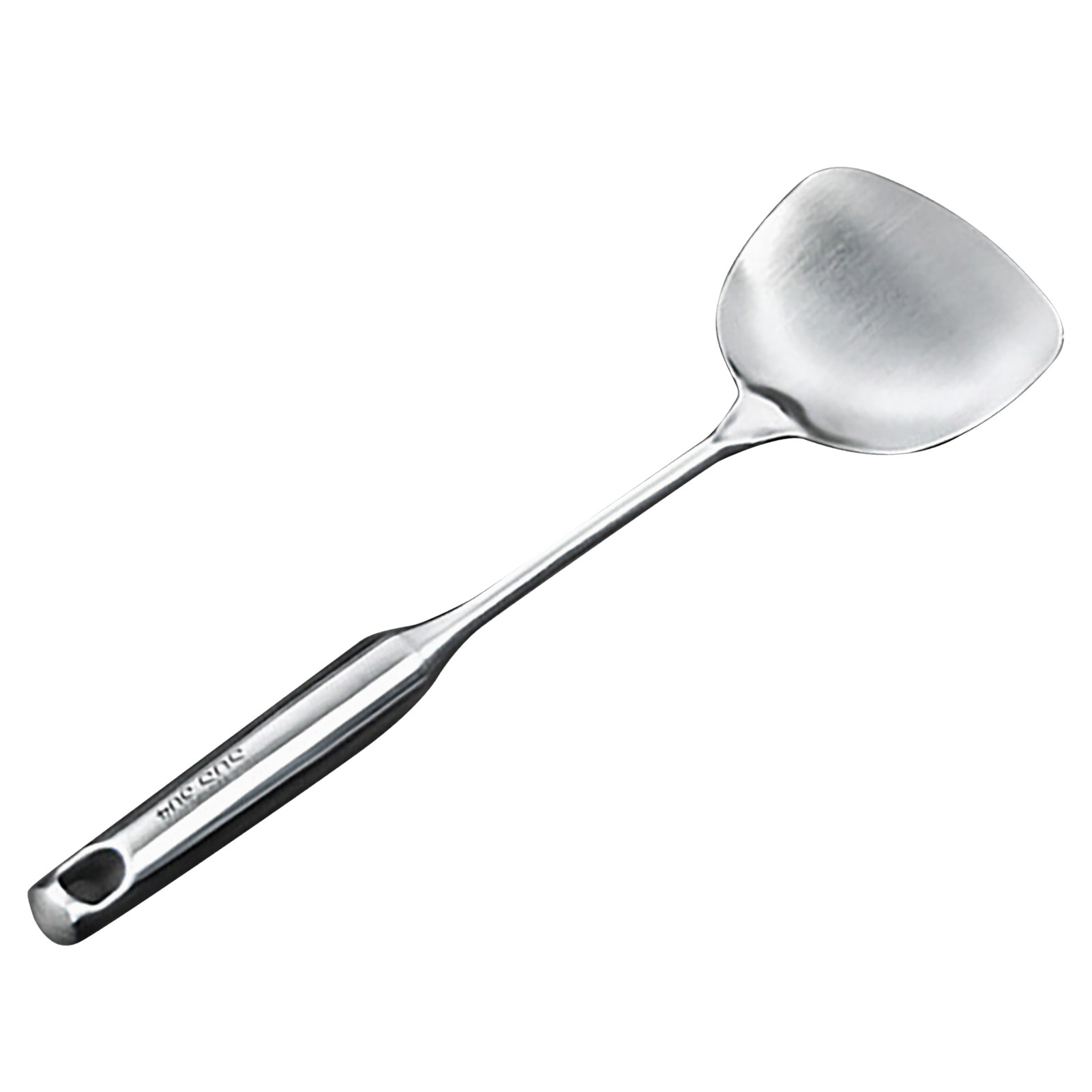 Cocosity Edelstahlspatel,Küchenspatel aus Edelstahl,Spatel mit langem Stiel,Bratspatel,Kochschaufel,Kochutensil