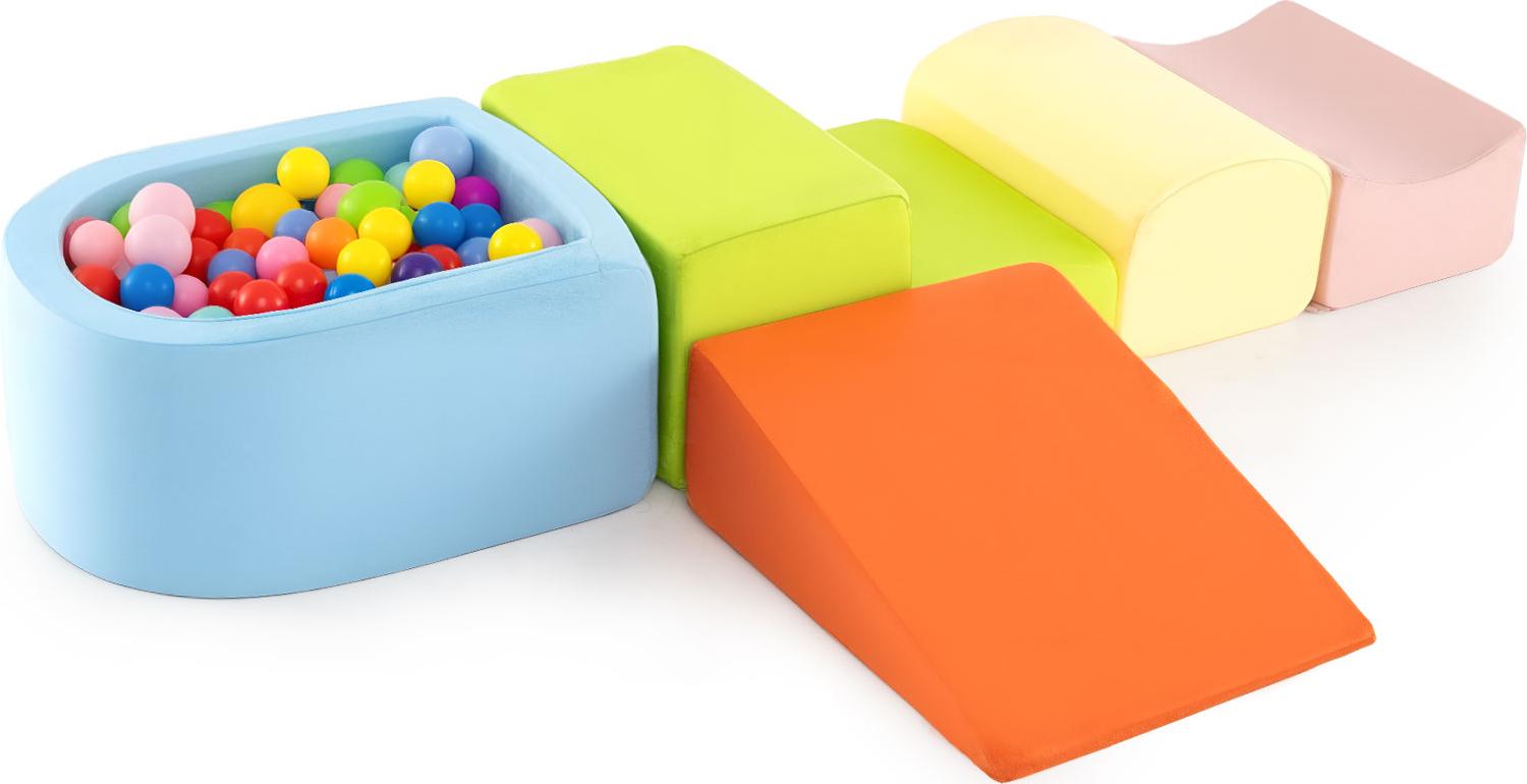 B. Toys WonderShapes – 5-teiliges Sensorisches Schaumstoff-Bauset Mit Rampe, Treppe, Zylinder & Mehr – Waschbare Bezüge, Ab 12 Monaten B. Toys WonderShapes – 5-teiliges Sensorisches Schaumstoff-Bauset Mit Rampe, Treppe, Zylinder & Mehr – Waschbare Bezüge, Ab 12 Monaten