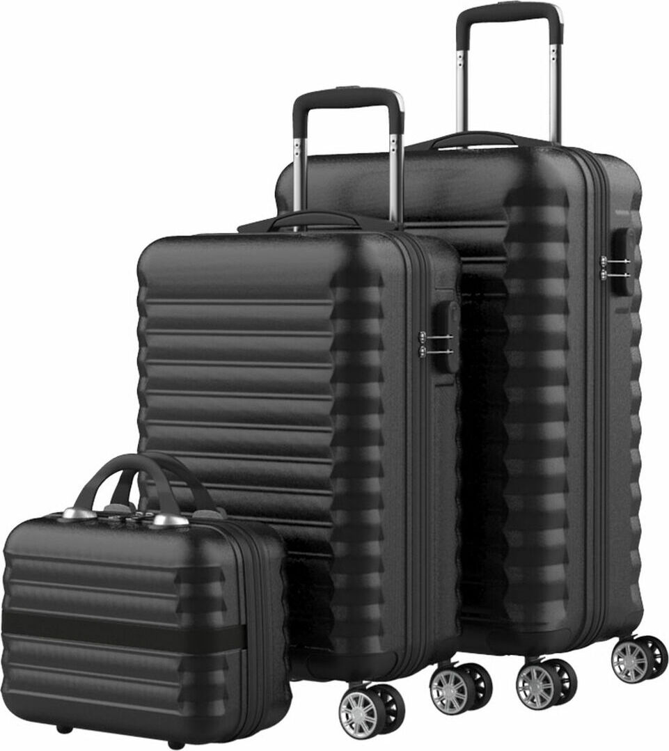 Numada Upfly Kofferset Schwarz (3 Teile)